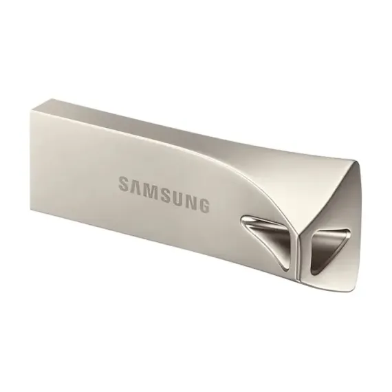 USB FLASH НАКОПИТЕЛЬ SAMSUNG BAR PLUS, 64ГБ, СЕРЕБРИСТЫЙ
