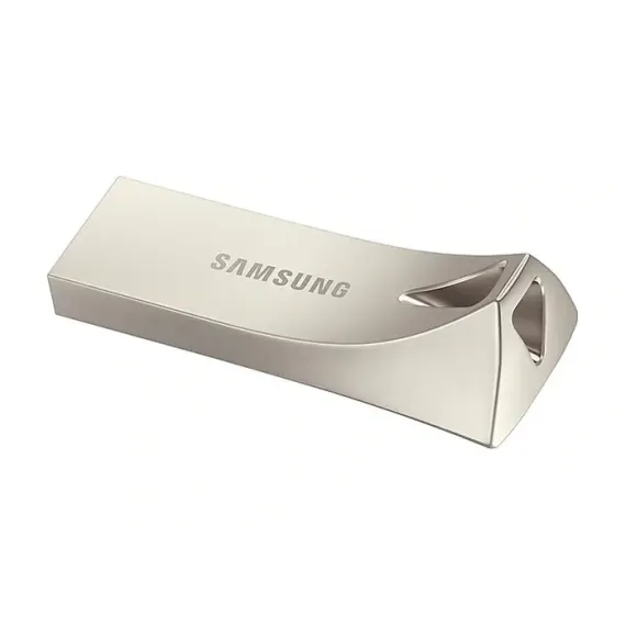 USB FLASH НАКОПИТЕЛЬ SAMSUNG BAR PLUS, 32ГБ, СЕРЕБРИСТЫЙ