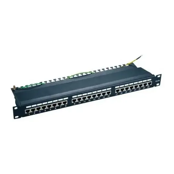 24 PORTS FTP CAT.6 PATCH PANEL, LY-PP6-14, 19"  KRONE IDC