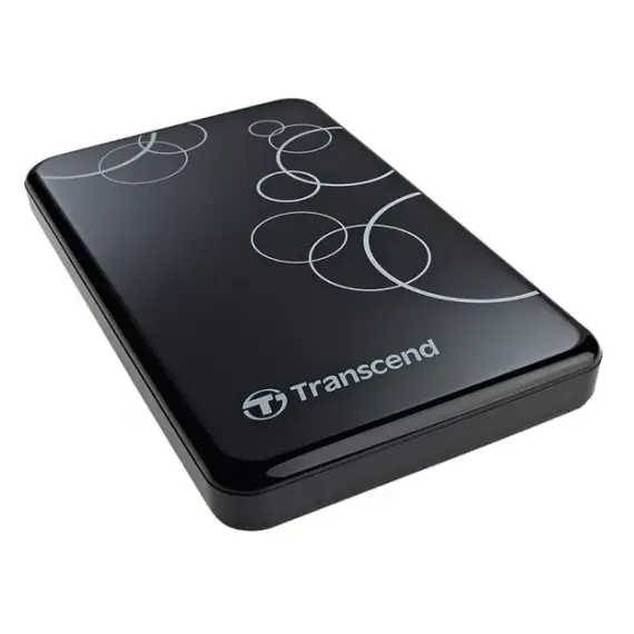 ВНЕШНИЙ ПОРТАТИВНЫЙ ЖЕСТКИЙ ДИСК TRANSCEND STOREJET 25A3, 1 ТБ, ЧЁРНЫЙ (TS1TSJ25A3K)