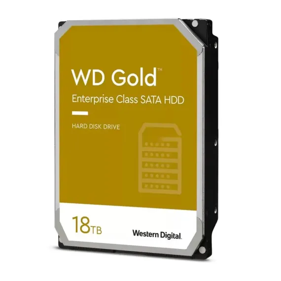 ЖЕСТКИЙ ДИСК WESTERN DIGITAL WD GOLD, 3.5", 18 ТБ