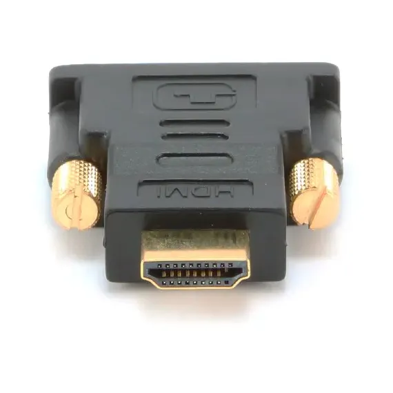 ВИДЕОАДАПТЕР CABLEXPERT A-HDMI-DVI-1, HDMI (M) - DVI-I (M), ЧЁРНЫЙ
