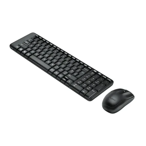SET TASTATURA + MOUSE LOGITECH MK220, FARA FIR, NEGRU