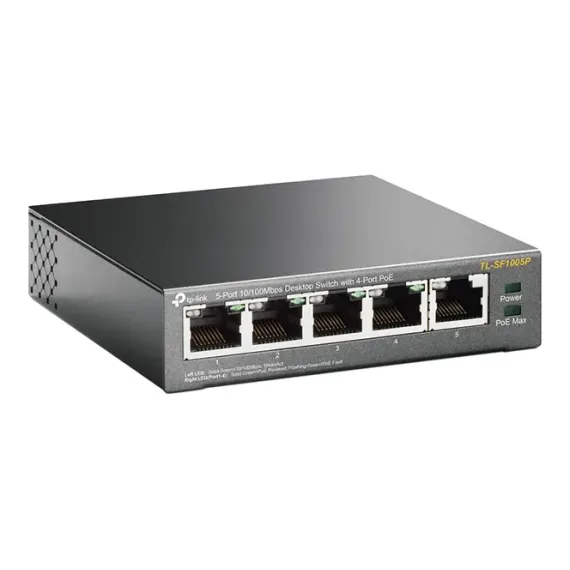 COMUTATOR POE TP-LINK TL-SF1005P, 4X IEEE 802.3AF/AT