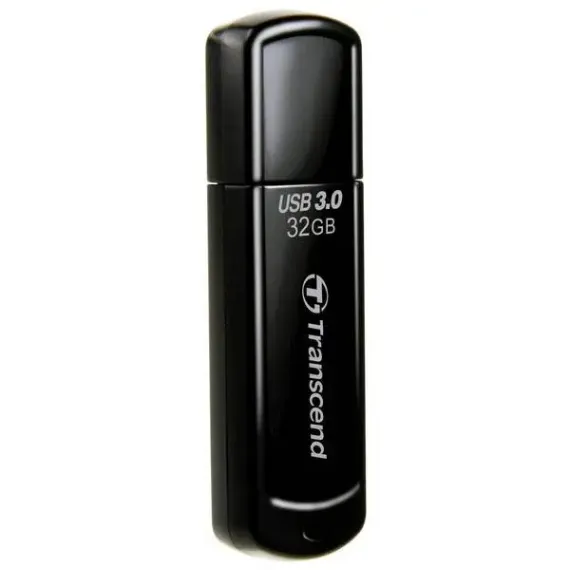 USB FLASH НАКОПИТЕЛЬ TRANSCEND JETFLASH 700, 32ГБ, ЧЁРНЫЙ