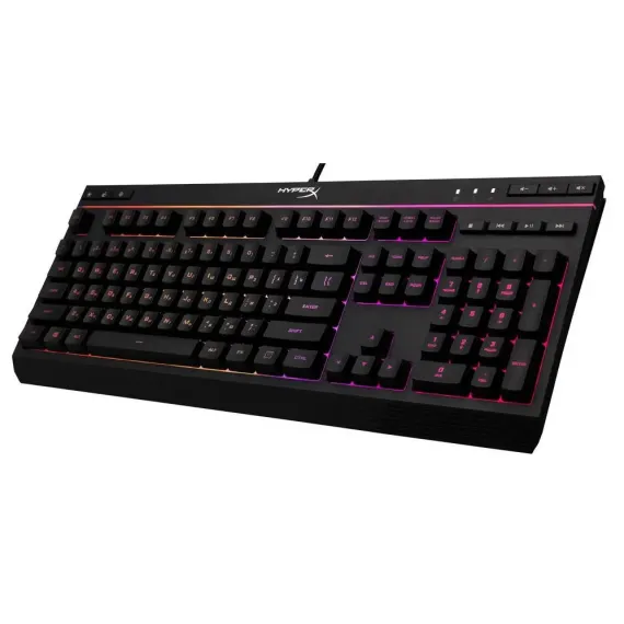 КЛАВИАТУРА HYPERX ALLOY CORE RGB, ПРОВОДНОЕ, ЧЁРНЫЙ