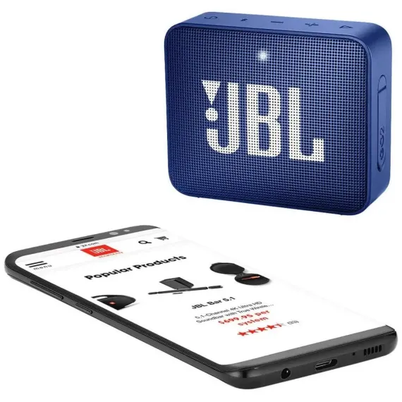 BOXA PORTABILA JBL GO 2, ALBASTRU