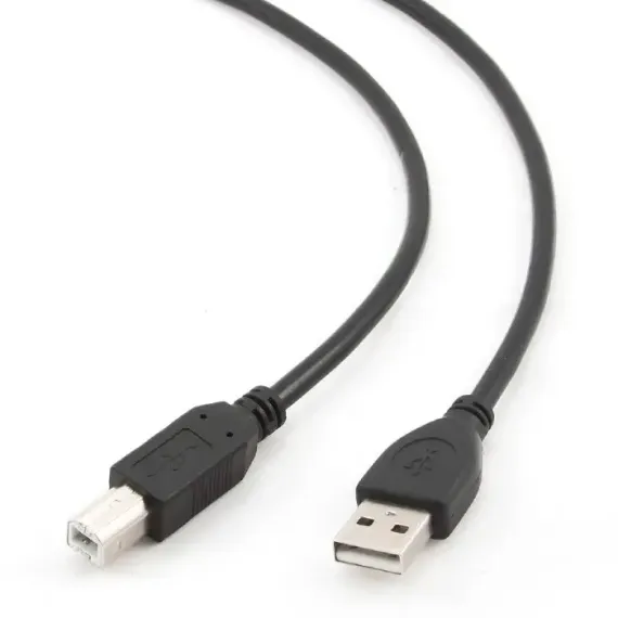 КОММУНИКАЦИОННЫЙ КАБЕЛЬ CABLEXPERT CCP-USB2-AMBM-6, USB TYPE-A/USB TYPE-B, 1,8М, ЧЁРНЫЙ