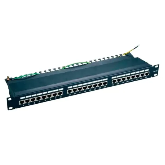 24 PORTS FTP CAT.5E PATCH PANEL, LY-PP5-30, 19"  KRONE IDC