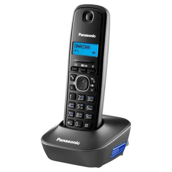 РАДИОТЕЛЕФОН PANASONIC KX-TG1611, СЕРЫЙ