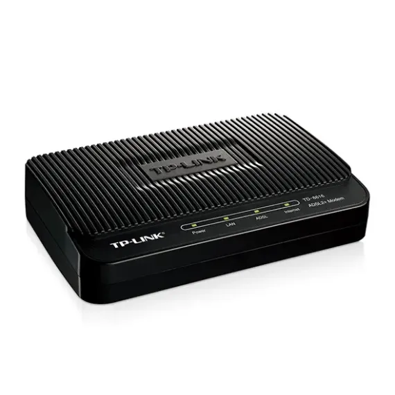 ADSL МОДЕМ TP-LINK TD-8616, ADSL/ADSL2/ADSL2 + ДО 24 МБИТ/С, ЧЁРНЫЙ