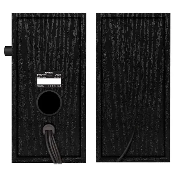 КОМПЬЮТЕРНЫЕ КОЛОНКИ 2.0 SVEN SPS-555, ЧЁРНЫЙ