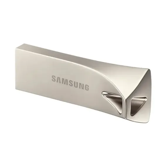 USB FLASH НАКОПИТЕЛЬ SAMSUNG BAR PLUS, 256ГБ, СЕРЕБРИСТЫЙ