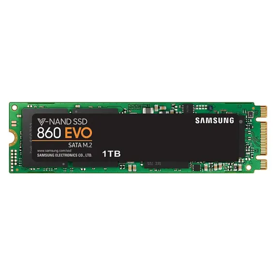 НАКОПИТЕЛЬ SSD SAMSUNG 860 EVO  MZ-N6E1T0, 1000ГБ, MZ-N6E1T0BW
