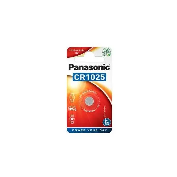 ДИСКОВЫЕ БАТАРЕЙКИ PANASONIC CR-1025EL, CR1025, 1ШТ.