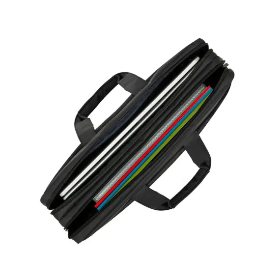 СУМКА ДЛЯ НОУТБУКА RIVACASE CENTRAL, 17.3", ПОЛИЭСТЕР, ЧЁРНЫЙ