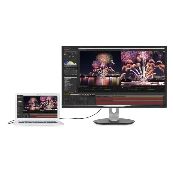 31,5" MONITOR PHILIPS 328P6AUBREB, IPS 2560X1440 WQHD, NEGRU/ARGINTIU