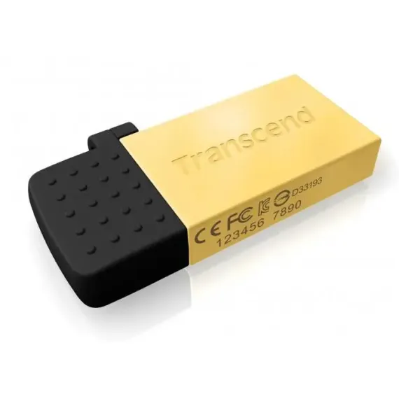 USB FLASH НАКОПИТЕЛЬ TRANSCEND JETFLASH 380, 8ГБ, ЗОЛОТОЙ