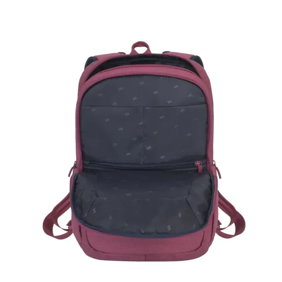 RUCSAC PENTRU LAPTOP RIVACASE SUZUKA, 15.6", POLIESTER, ROSU