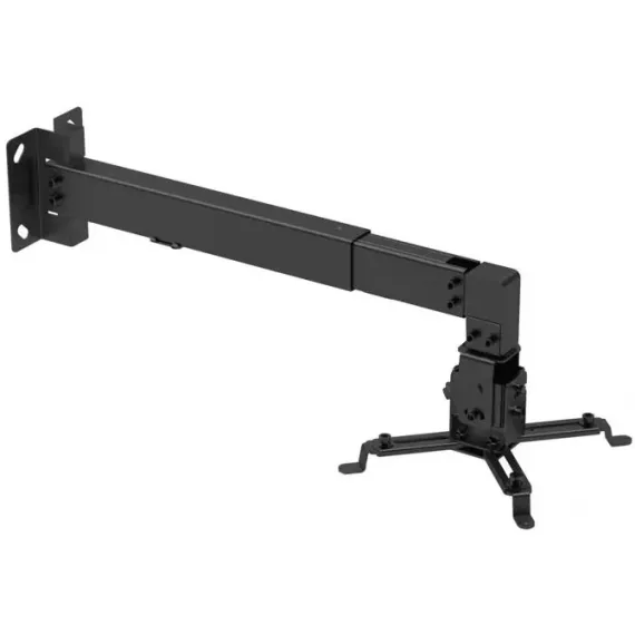 SUPORT PE PERETE BRATECK PRB-2W, NEGRU