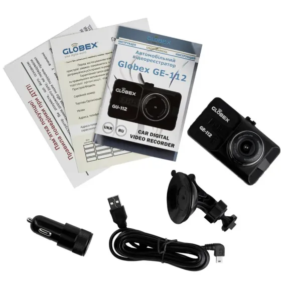 CAMERA AUTO DVR GLOBEX GE-112, FULL-HD 1080P, NEGRU