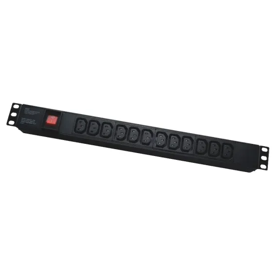 19" 1U IEC TYPE, PDU-IE0021, 12 PORTS, 16A, 1.8M, APC ELECTRONIC