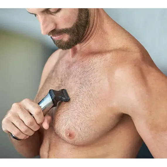 TRIMMER PENTRU BARBATI PHILIPS MULTIGROOM SERIES 7000 MG7770/15, ARGINTIU | NEGRU