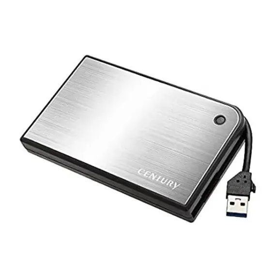 2.5"  SATA HDD/SSD EXTERNAL CASE (USB3.0) CENTURY "CMB25U3SV6G", BLACK-SILVER, TOOL-FREE