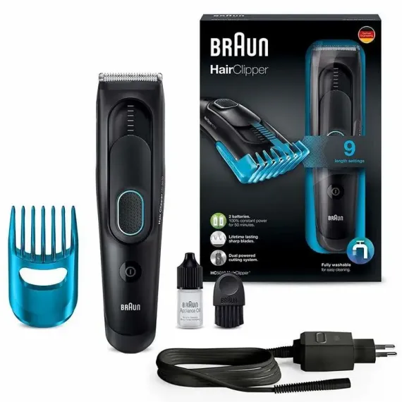 МАШИНКА ДЛЯ СТРИЖКИ BRAUN HC5010, ЧЁРНЫЙ