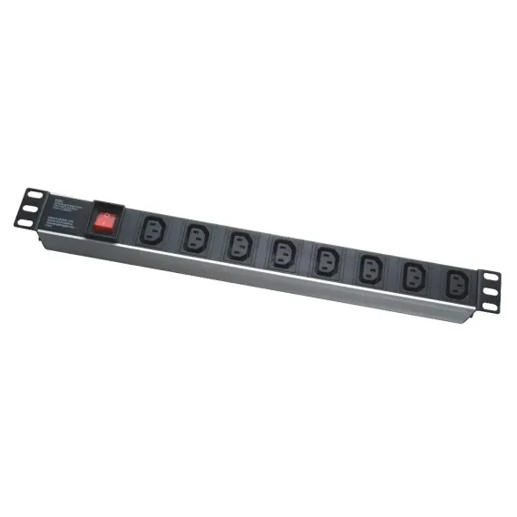 19" 1U IEC TYPE, PDU-IE0018, 8 PORTS, 16A, 1.8M, APC ELECTRONIC