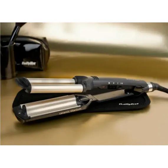 ПЛОЙКА BABYLISS WAVE ENVY | C260E, ЧЕРНЫЙ ЗОЛОТОЙ