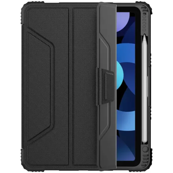 HUSA PENTRU TABLETA NILLKIN  BUMPER CASE FOR IPAD AIR 2020/AIR 4, 11", PIELE ARTIFICIALA, NEGRU