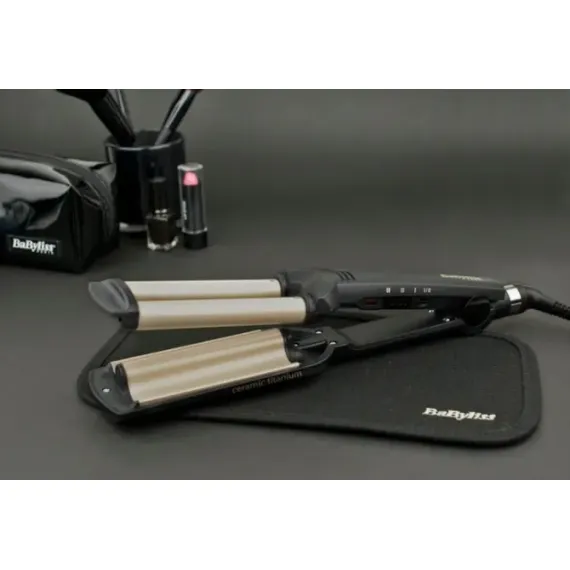 ПЛОЙКА BABYLISS WAVE ENVY | C260E, ЧЕРНЫЙ ЗОЛОТОЙ