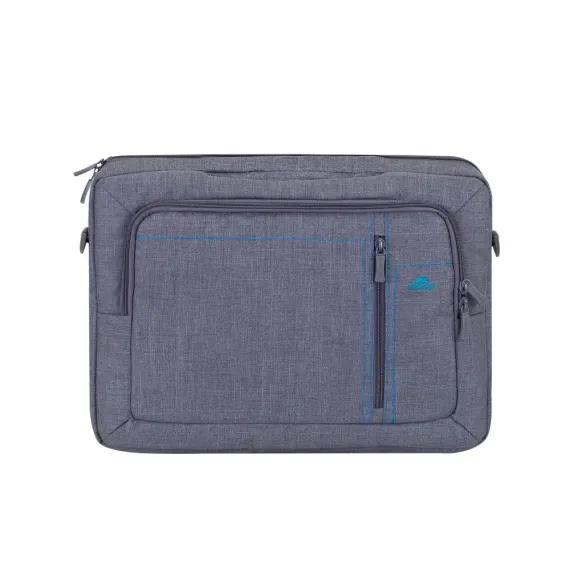 СУМКА ДЛЯ НОУТБУКА RIVACASE ALPENDORF, 15.6", ПОЛИЭСТЕР, СЕРЫЙ