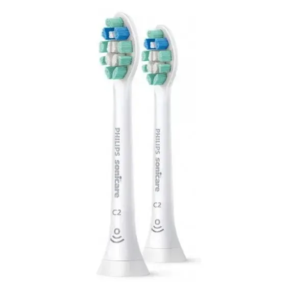 НАСАДКА ДЛЯ ЭЛЕКТРИЧЕСКОЙ ЗУБНОЙ ЩЕТКИ PHILIPS SONICARE C2 OPTIMAL PLAQUE DEFENCE HX9022/10, БЕЛЫЙ