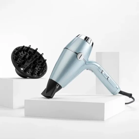 ФЕН BABYLISS HYDRO-FUSION | D773DE, 2100ВТ, ГОЛУБОЙ