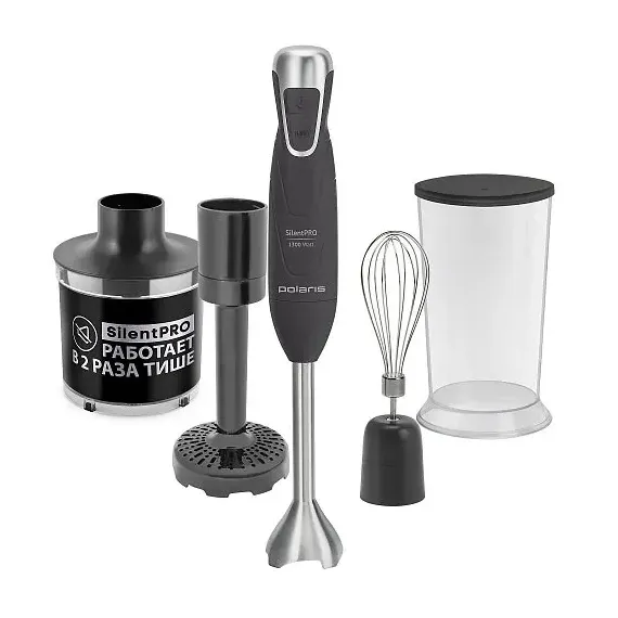 ПОГРУЖНОЙ БЛЕНДЕР POLARIS SILENT PRO, ЧЁРНЫЙ