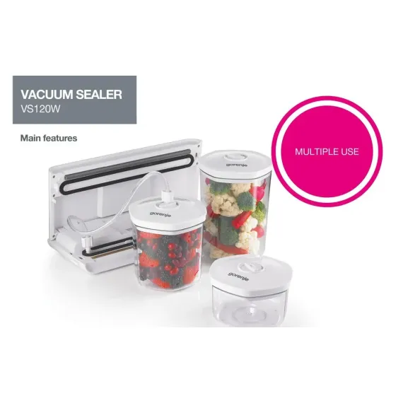 APARAT DE VIDAT GORENJE VS120W, ALB