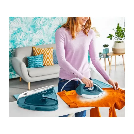 УТЮГ С ПАРОГЕНЕРАТОРОМ TEFAL SV6131E0, 2200ВТ, ГОЛУБОЙ