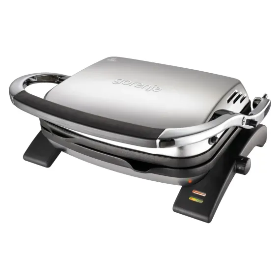 GRATAR ELECTRIC GORENJE CONTACT GRILL KR1800EPRO, 1800W, ARGINTIU