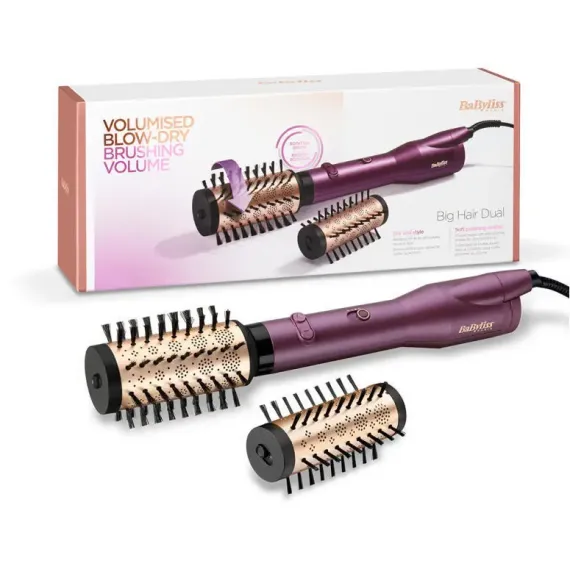 ФЕН-ЩЁТКА BABYLISS BIG HAIR DUAL | AS950E, 650ВТ, ФИОЛЕТОВЫЙ
