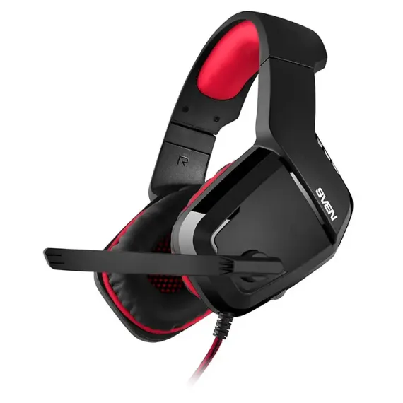 CASTI GAMING SVEN AP-G858MV, CU FIR, NEGRU/ROSU