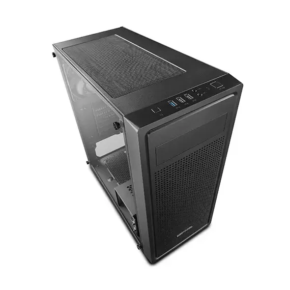 КОМПЬЮТЕРНЫЙ КОРПУС DEEPCOOL E-SHIELD, MIDI-TOWER, ATX, ЧЁРНЫЙ