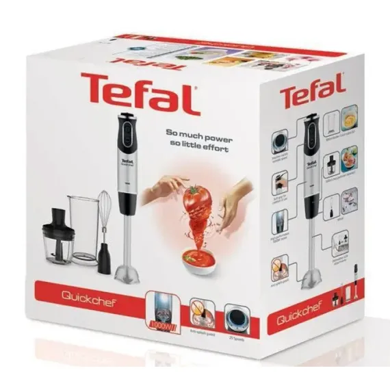 BLENDER DE M?NA TEFAL QUICKCHEF, NEGRU / INOX