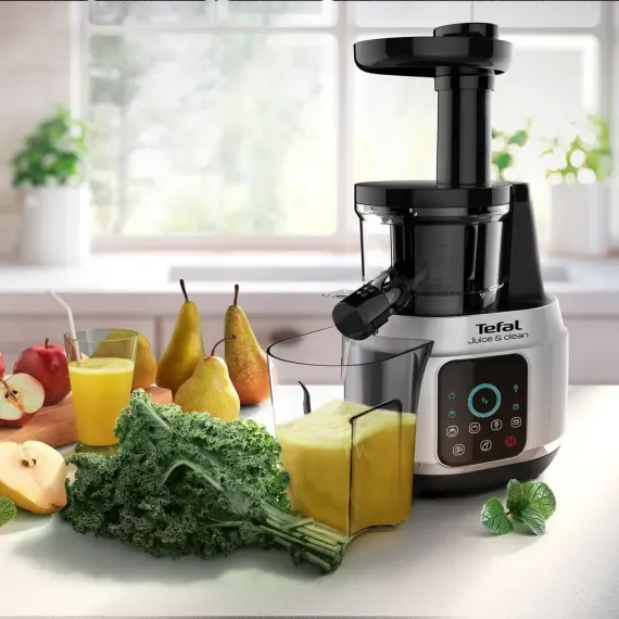 СОКОВЫЖИМАЛКА TEFAL ZC420E38, ЧЕРНЫЙ НЕРЖАВЕЮЩАЯ СТАЛЬ