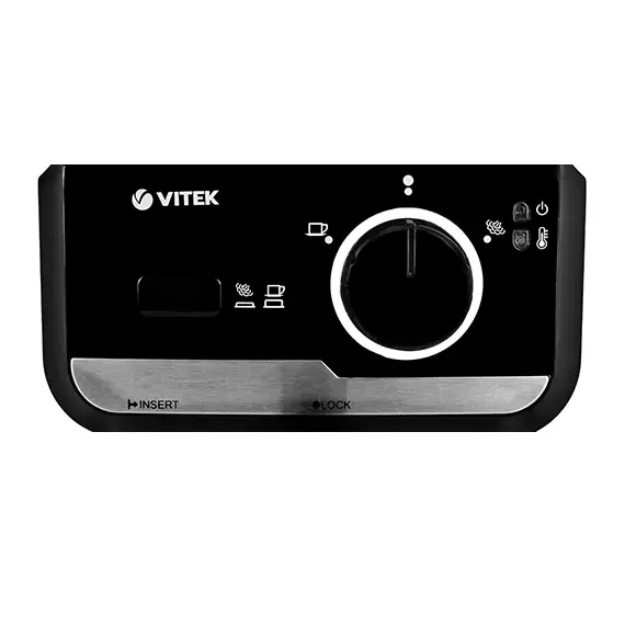 ESPRESSOR MANUAL VITEK VT-1502, 1050W, NEGRU