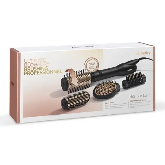 ФЕН-ЩЁТКА BABYLISS BIG HAIR LUXE | AS970E, 650ВТ, ЧЁРНЫЙ