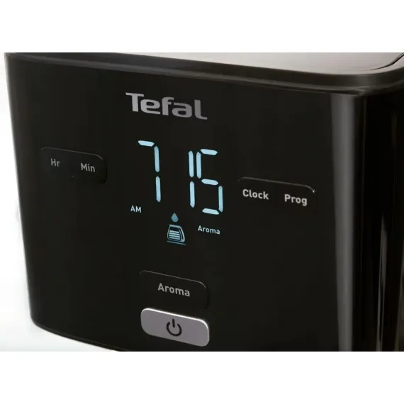 КАПЕЛЬНАЯ КОФЕВАРКА TEFAL SMART&LIGHT, 1000ВТ, ЧЁРНЫЙ