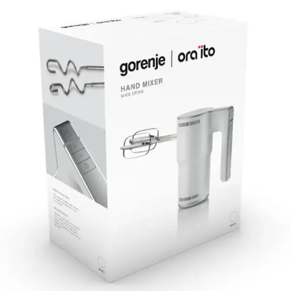 МИКСЕР РУЧНОЙ GORENJE ORA ITO M400ORAW, БЕЛЫЙ