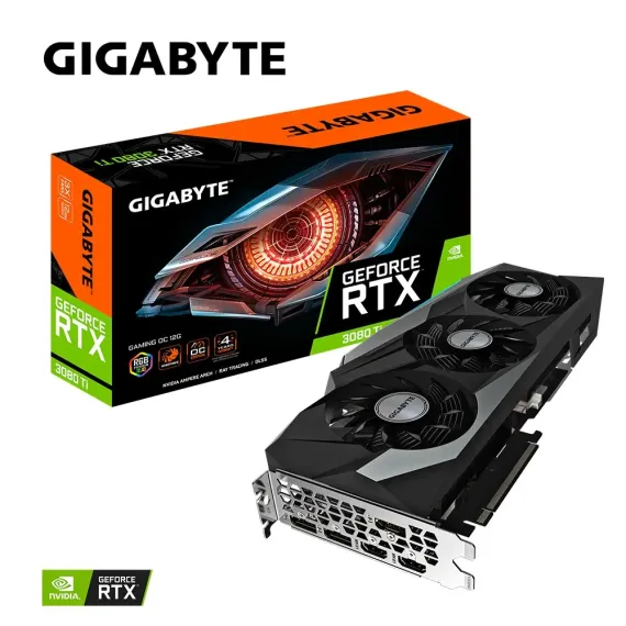 ВИДЕОКАРТА GIGABYTE GV-N308TGAMING OC-12GD, 12ГБ GDDR6X 384БИТ